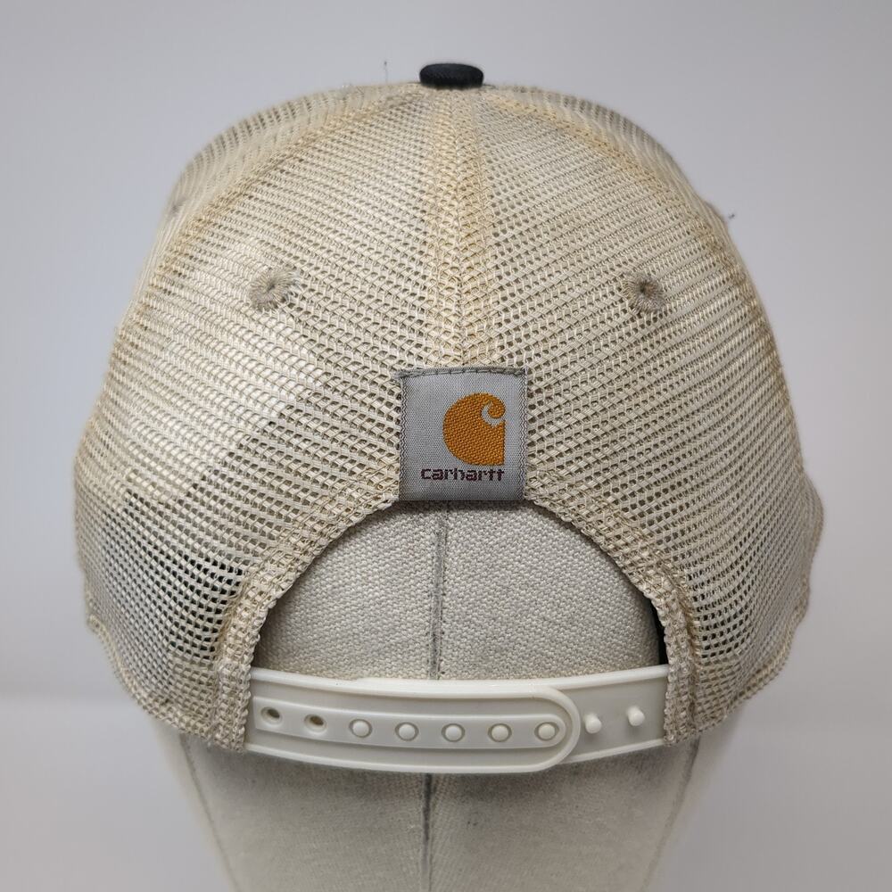 Carhartt Since 1889 Snapback Trucker Hat Black One Size Mesh Back - Picture 6 of 9